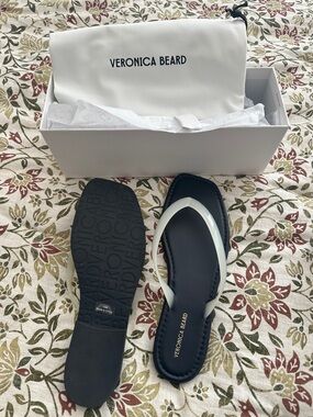 Veronica Beard Clea Coconut Jelly Flip Flop